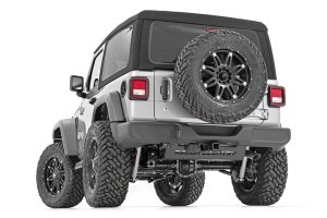 Jeep Wrangler Unlimited Skid Plate - Rough Country - Muffler Protection - 4WD - '18-'25